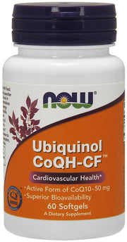 Produkto nuotrauka: NOW Foods Ubiquinol CoQH-CF - 60 minkštųjų kapsulių