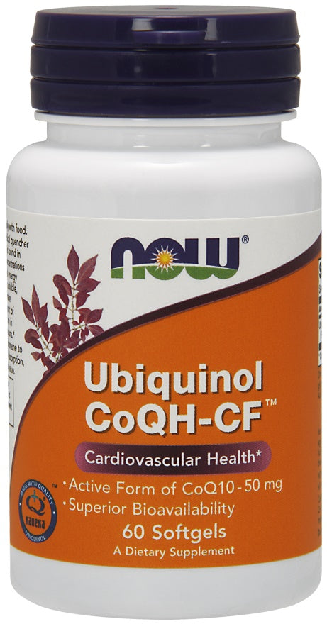Produkto nuotrauka: NOW Foods Ubiquinol CoQH-CF - 60 minkštųjų kapsulių