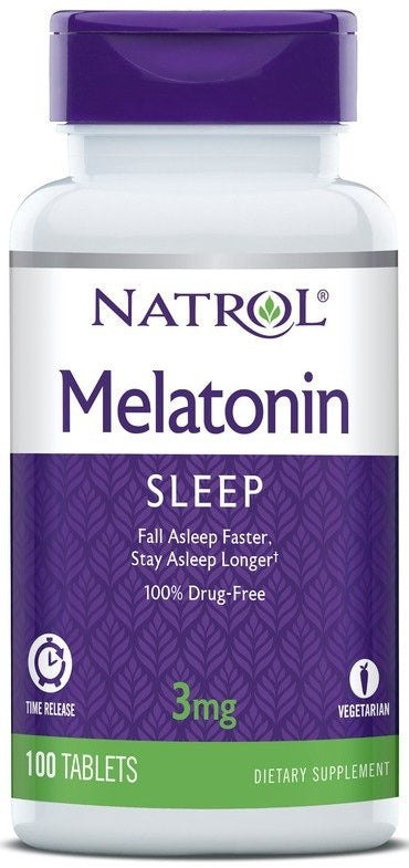 Natrol melatonino laikino atpalaidavimo, 3 mg - 100 tablečių