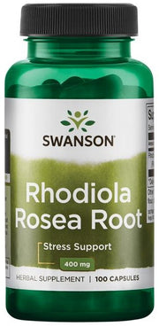 Swanson rodiolos rožinės šaknies, 400 mg – 100 kapsulių