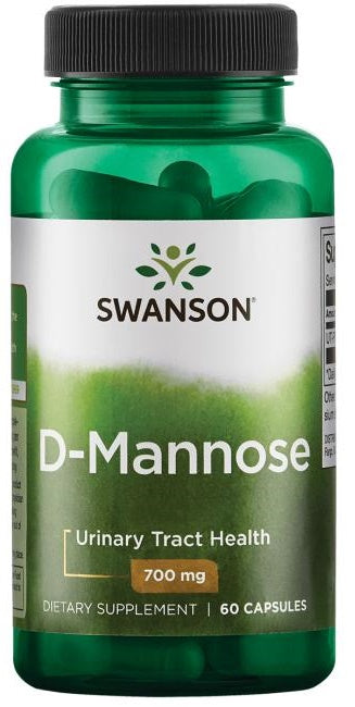 Swanson D - Mannose, 700 mg – 60 kapsulių