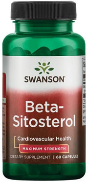 Swanson beta - sitosterolis, maksimalus stiprumas – 60 kapsulių