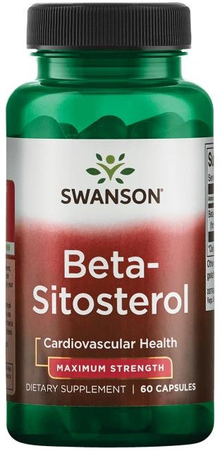 Swanson beta - sitosterolis, maksimalus stiprumas – 60 kapsulių