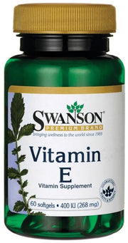 Swanson Vitaminas E, 400 TV – 60 gelių