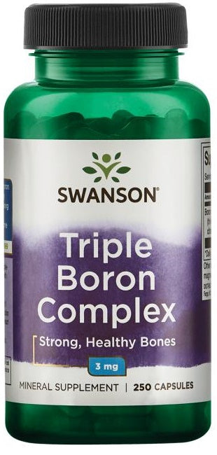 Swanson trigubo boro kompleksas, 3 mg – 250 kapsulių