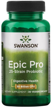 Swanson Epic Pro 25 kamienų probiotikas – 30 kapsulių
