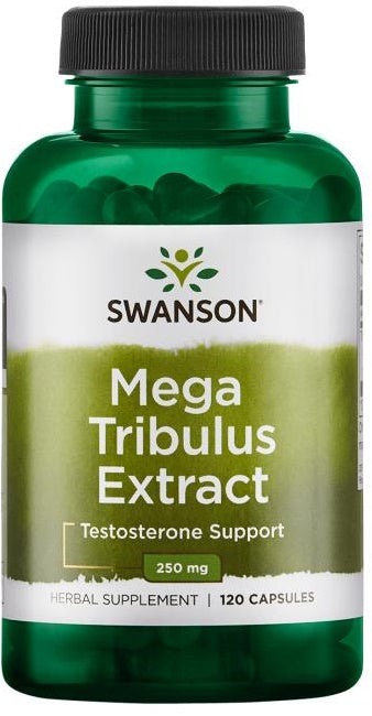 Swanson Mega Tribulus ekstraktas, 250 mg – 120 kapsulių