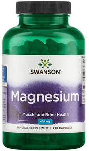 Swanson magnis, 200 mg – 250 kapsulių