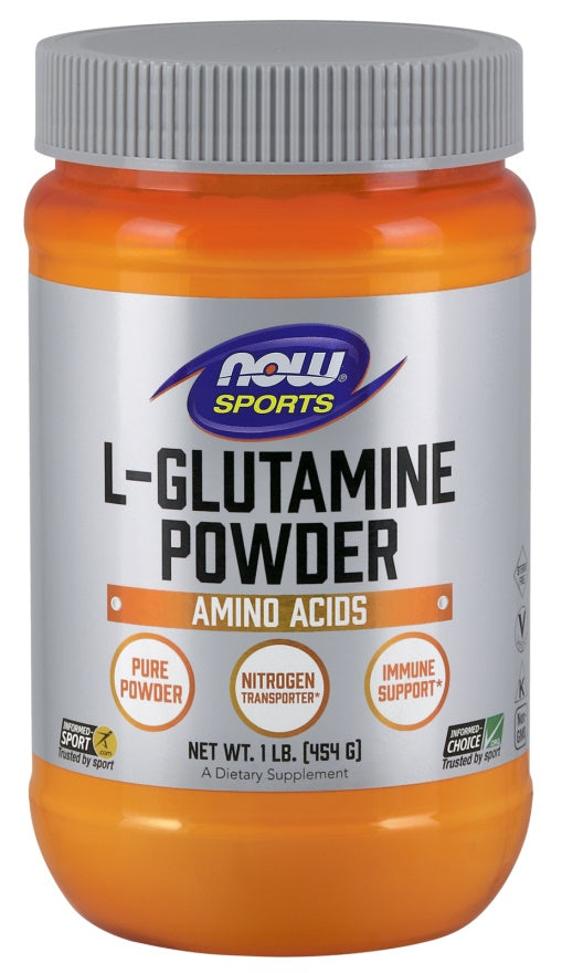 NOW Foods L - glutaminas, milteliai - 454 g