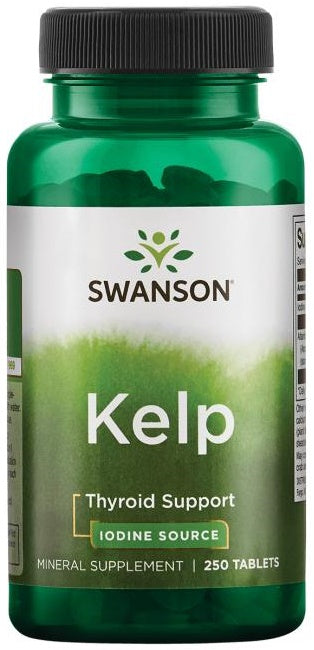 Swanson Kelp jodo šaltinis – 250 tablečių