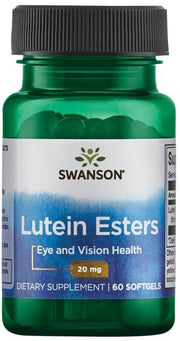 Swanson liuteino esteriai, 20 mg – 60 kapsulių