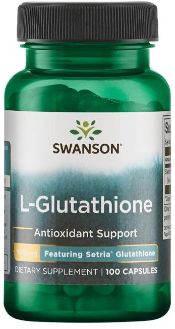 Swanson L - glutationas, 100 mg – 100 kapsulių