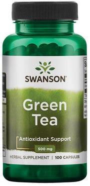 Swanson žalioji arbata, 500 mg – 100 kapsulių