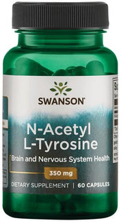 Swanson N - acetil - L - tirozinas, 350 mg – 60 kapsulių
