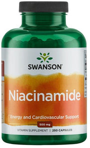 Swanson niacinamidas, 500 mg – 250 kapsulių