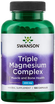 Swanson trigubo magnio kompleksas, 400 mg – 100 kapsulių