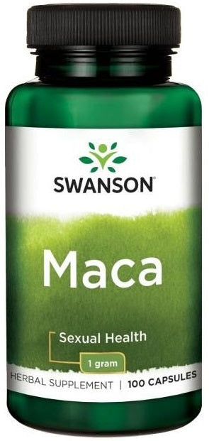 Swanson Maca, 500 mg – 100 kapsulių