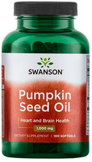 Swanson moliūgų sėklų aliejus, 1000 mg – 100 kapsulių