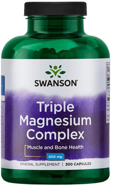 Swanson trigubo magnio kompleksas, 400 mg – 300 kapsulių