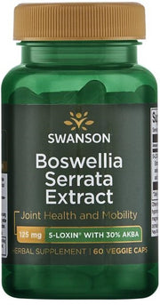 Swanson Boswellia Serrata ekstraktas, 125 mg – 60 kapsulių