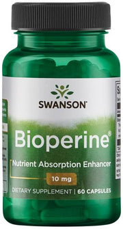 Swanson Bioperine, 10 mg – 60 kapsulių