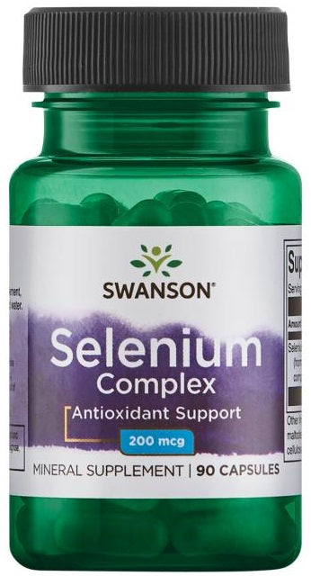 Swanson seleno kompleksas, 200 mcg – 90 kapsulių