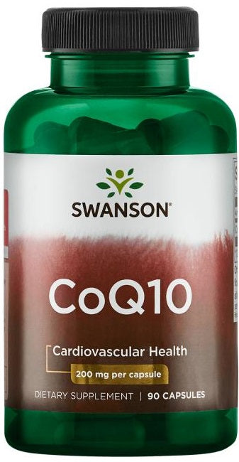 Swanson CoQ10, 200 mg – 90 kapsulių