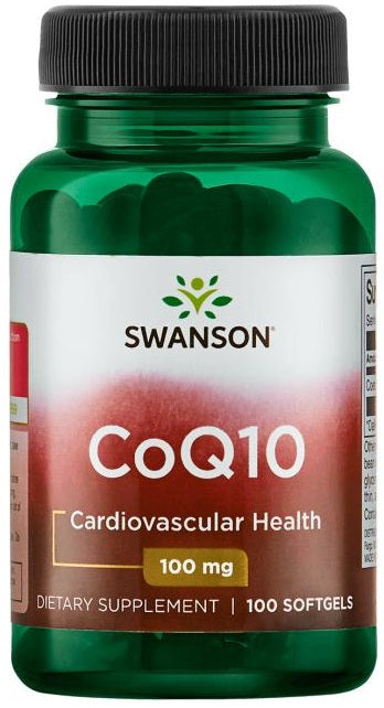 Swanson CoQ10, 100 mg – 100 kapsulių