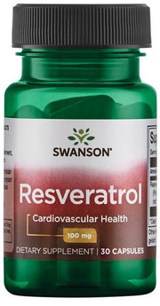 Swanson resveratrolis, 100 mg – 30 kapsulių