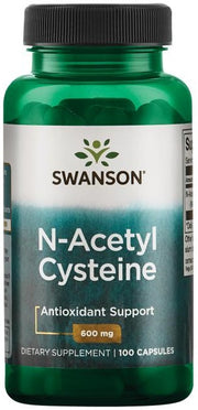 Swanson N - acetilcisteinas, 600 mg – 100 kapsulių