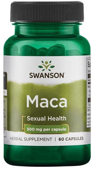 Swanson Maca ekstraktas, 500 mg – 60 kapsulių