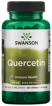 Swanson kvercetinas, 475 mg didelio stiprumo – 60 kapsulių