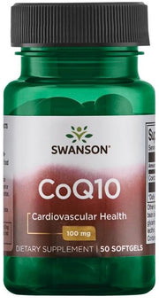 Swanson CoQ10, 100 mg – 50 kapsulių