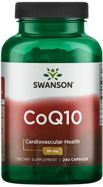 Swanson CoQ10, 30 mg – 240 kapsulių