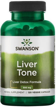 Swanson kepenų tonuso detoksikacijos formulė, 300 mg – 120 kapsulių