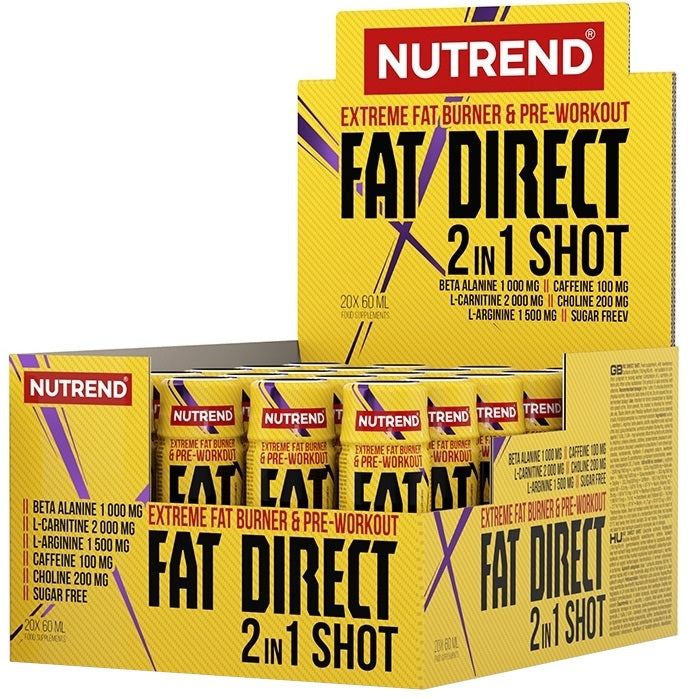 Nutrend Fat Direct 2in1 šotas – 20 x 60 ml.