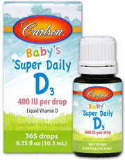 Carlson Labs Baby's Super Daily D3, 400 TV – 10 ml.