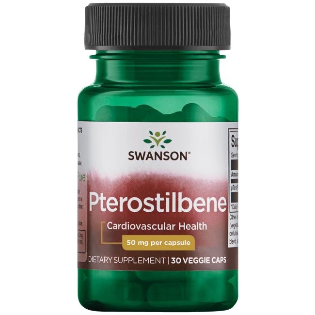 Swanson pterostilbenas, 50 mg – 30 kapsulių