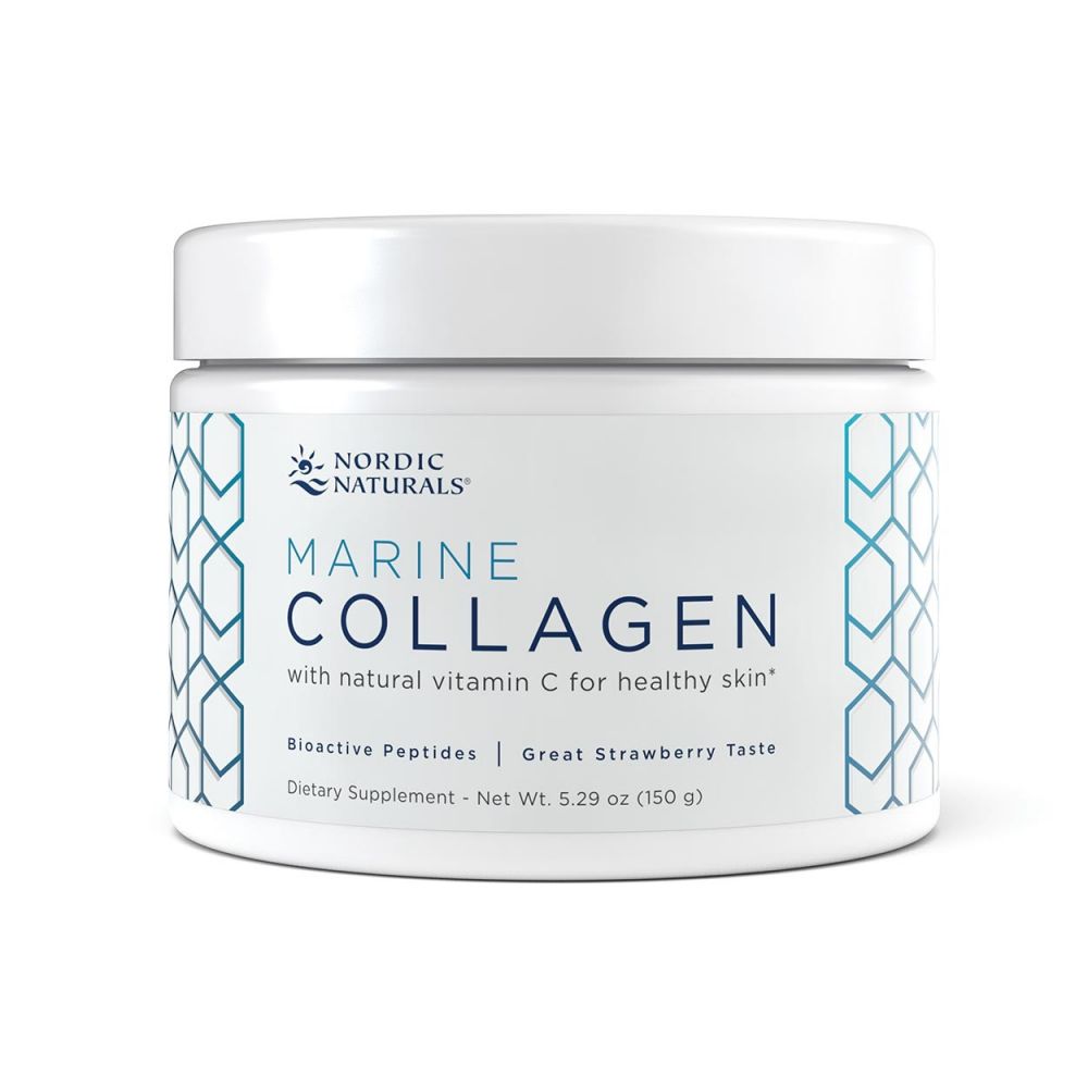 Nordic Naturals jūrinis kolagenas, braškių skonio – 150 g
