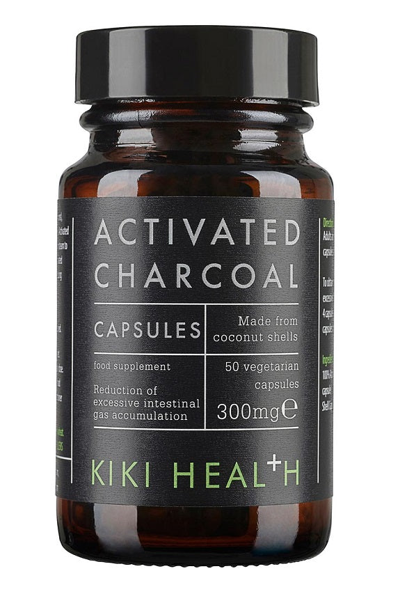 KIKI Health aktyvuota anglis, 300 mg - 50 kapsulių