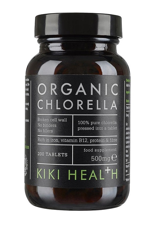KIKI Health chlorella, 500 mg - 200 tablečių