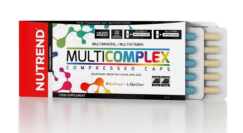 Nutrend MultiComplex suspaustos kapsulės – 60 kapsulių