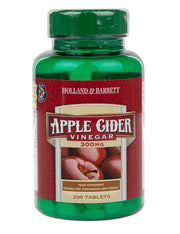 Holland & Barrett obuolių sidro actas, 300 mg – 200 tablečių