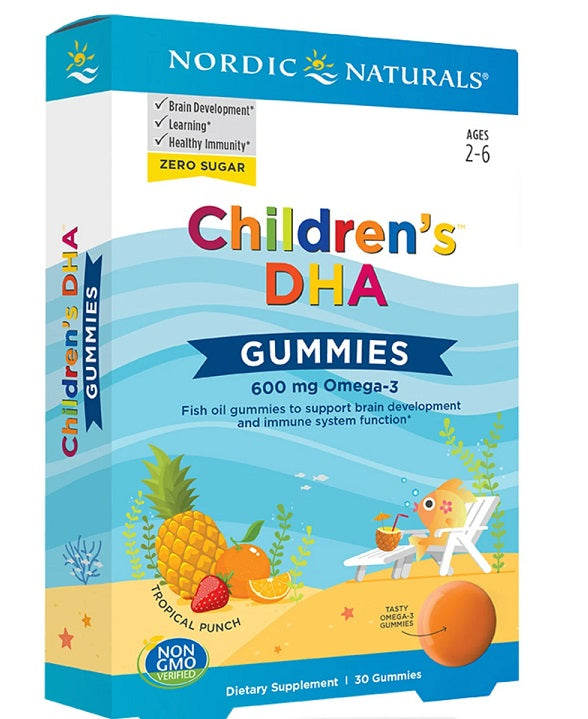 Nordic Naturals vaikams skirti DHA guminukai, 600 mg – 30 guminukų