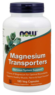 Produkto nuotrauka: NOW Foods Magnesium Transporters - 180 kapsulių