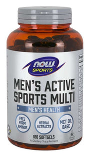 NOW Foods vyrams skirtas aktyvus sportinis multivitaminų rinkinys – 180 kapsulių