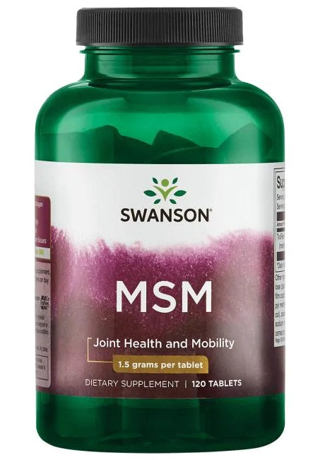 Swanson MSM, 1500 mg – 120 tablečių