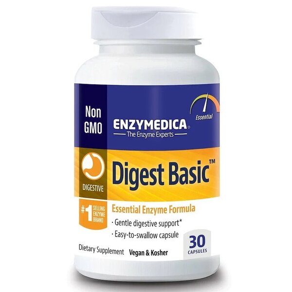 Enzymedica Digest Basic - 30 kapsulių
