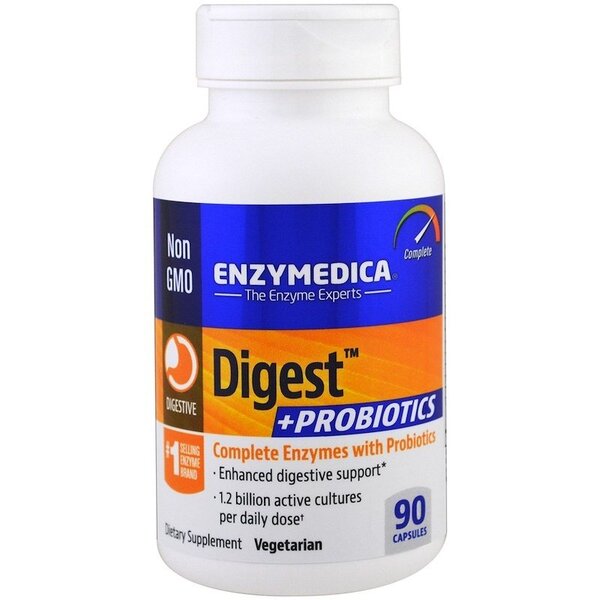 Enzymedica virškinimas + probiotikai - 90 kapsulių