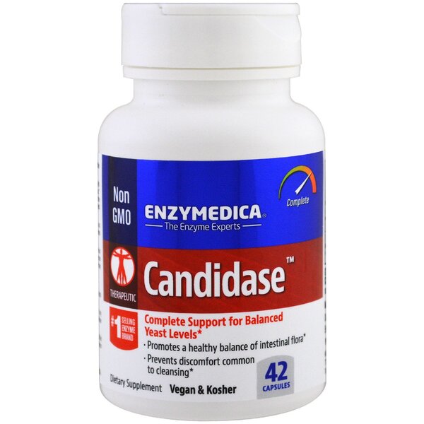 Enzymedica Candidase - 42 kapsulės